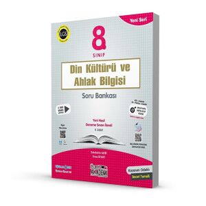 ÜÇGEN 8.SINIF YENİ SERİ DİN KÜLTÜRÜ VE AHLAK BİLGİSİ - SORU BANKASI + 4 DENEME SINAVI İLAV