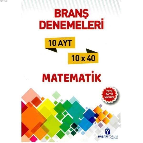 BAŞARIYORUM AYT AYT MATEMATİK DENEMESİ