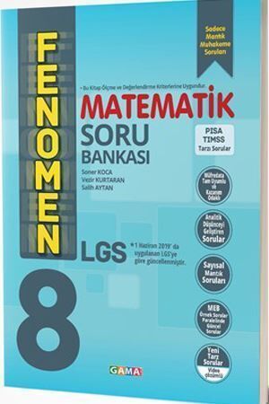 Gama 8. Sınıf Lgs Fenomen Matematik Soru Bankası - Yenidir