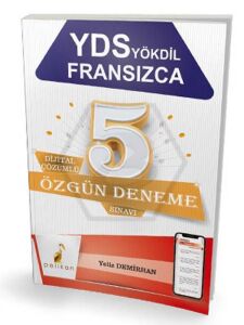 PELİKAN YDS YÖKDİL FRANSIZCA DİJİTAL ÇÖZÜMLÜ 5 ÖZGÜN DENEME SINAVI