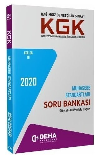 DEHA SMMM KGK MUHASEBE STANDARTLARI SORU BANKASI