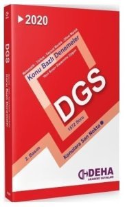 DEHA DGS KONU BAZLI DENEME KİTABI 2 Lİ SET