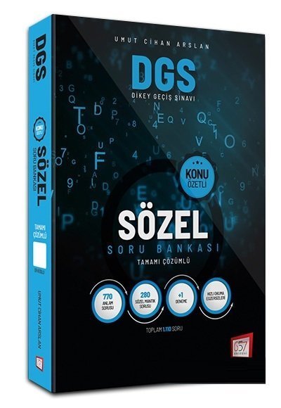 DEHA DGS TÜRKÇE VE SÖZEL MANTIK