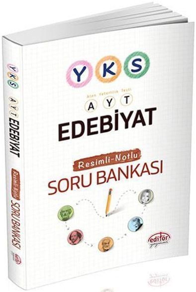 Editör Yayınları YKS 2. Oturum AYT Edebiyat Resimli Notlu Soru Bankası