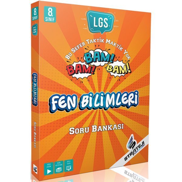 STRATEJİ 8. SINIF BAM BAM FEN BİLİMLERİ SORU BANK.
