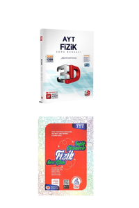 3d Yeni Güncel Basım AYT Fizik Soru ve TYT Fizik Taktik Soru 2 li Set