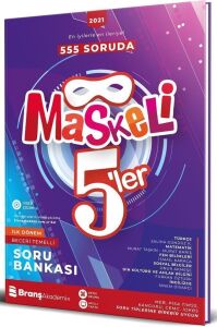 Branş Akademi Yayınları 5. Sınıf Maskeli 5 Ler İlk Dönem Beceri Temelli Soru Bankası