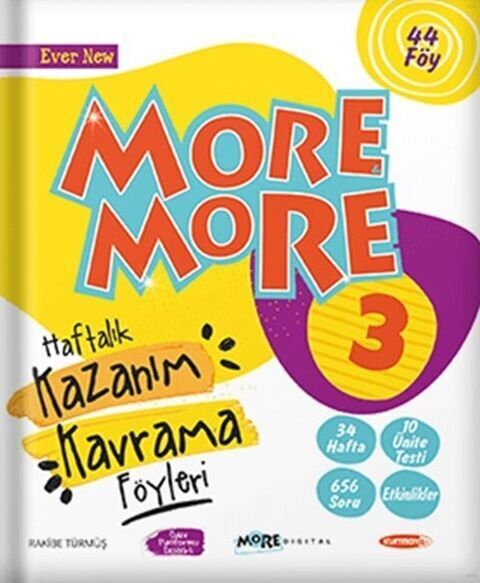 More & More 3.Sınıf Englısh Kazanım Kavrama Föyleri (40 Föy)
