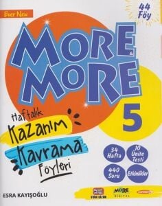 More & More 5.Sınıf Englısh Haftalık Kazanım Kavrama Föyleri (40 Föy)