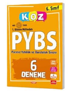 KURMAY 6 KOZ PARASIZ YATILILIK VE BURSLULUK SINAVI (6 DENEME) (İADESİZ)