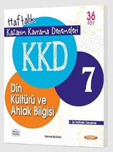 KURMAY 7.SINIF DİN KÜLTÜRÜ VE AHLAK BİLGİSİ HAFTALIK KAZANIM KAVRAMA DENEMELERİ (36.SINIF