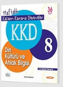 KURMAY 8.SINIF DİN KÜLTÜRÜ VE AHLAK BİLGİSİ HAFTALIK KAZANIM KAVRAMA DENEMELERİ (36.SINIF