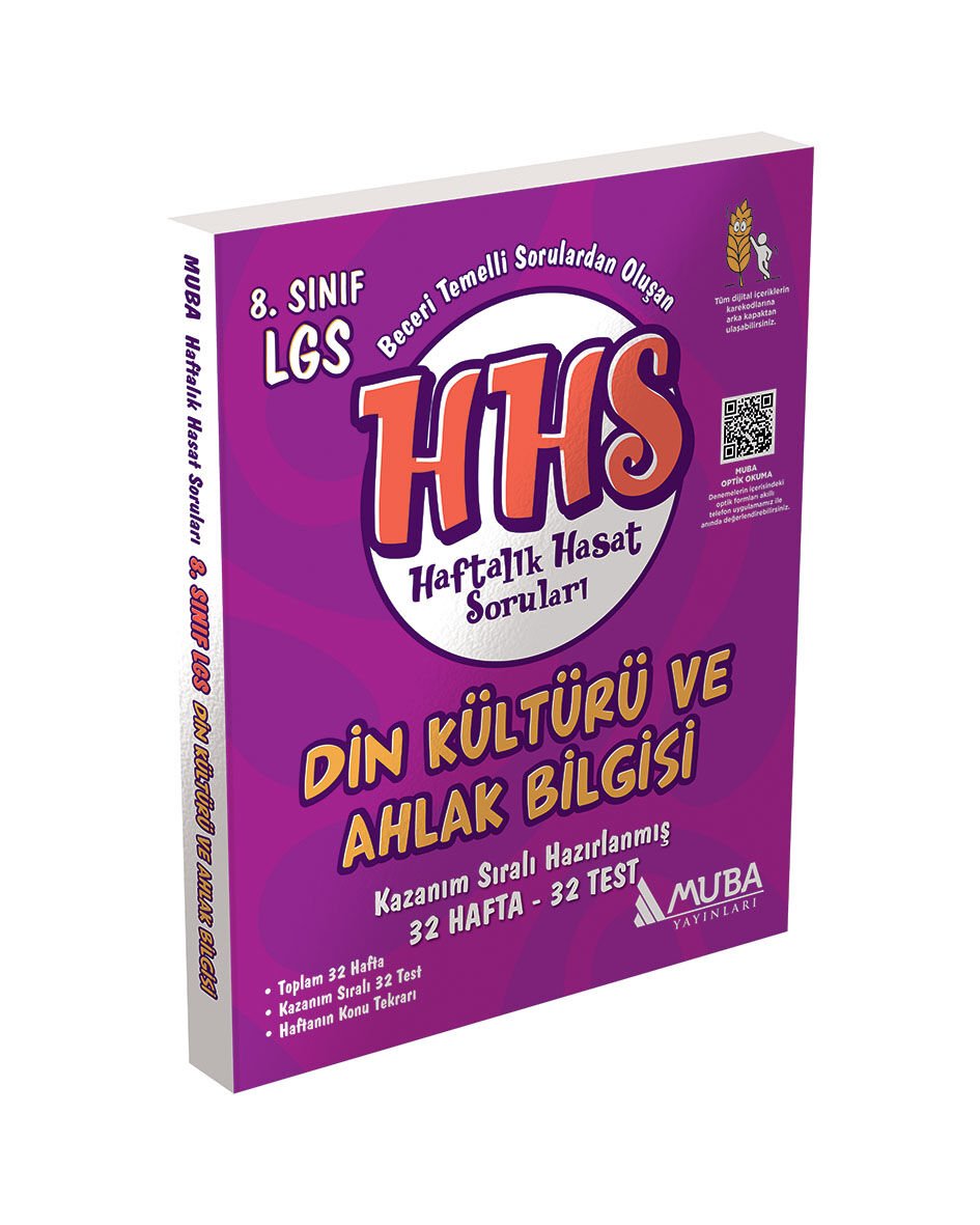 MUBA 8.SINIF DİN KÜLTÜRÜ HAFTALIK HASAT SORULARI (HHS)