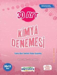 Okyanus Yayınları Ayt 30 Kimya Denemesi