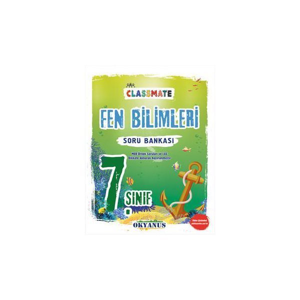 Okyanus Yayınları 7. Sınıf Classmate Fen Bilimleri Soru Bankası