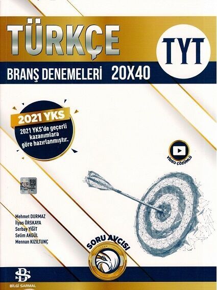 Bilgi Sarmal Yayınları TYT Türkçe 20 x 40 Branş Denemeleri
