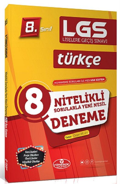 Yönerge 8.Sınıf Lgs Türkçe Deneme