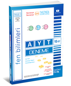 ÜçDörtBeş Yayınları AYT 10’lu Fen Bilimleri Deneme – 2021 Model
