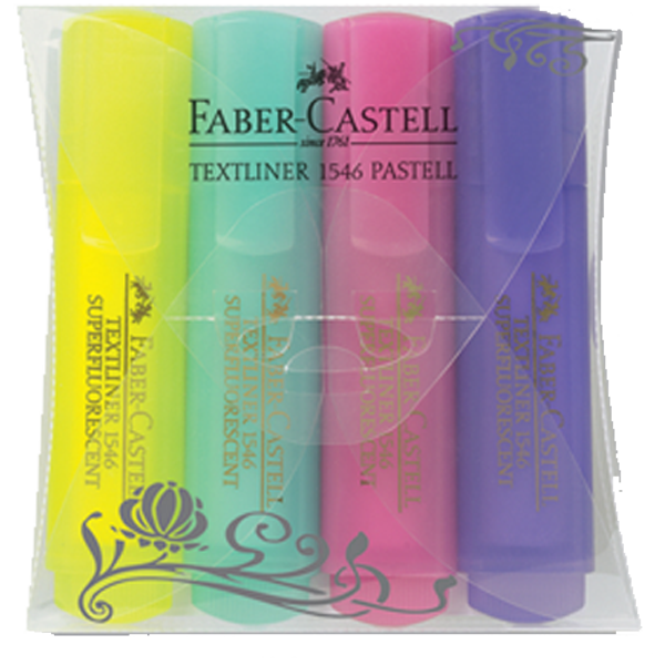 FABER FOSFORLU KALEM ŞEFFAF GÖVDE 4 RENK PASTEL | 4005401546108