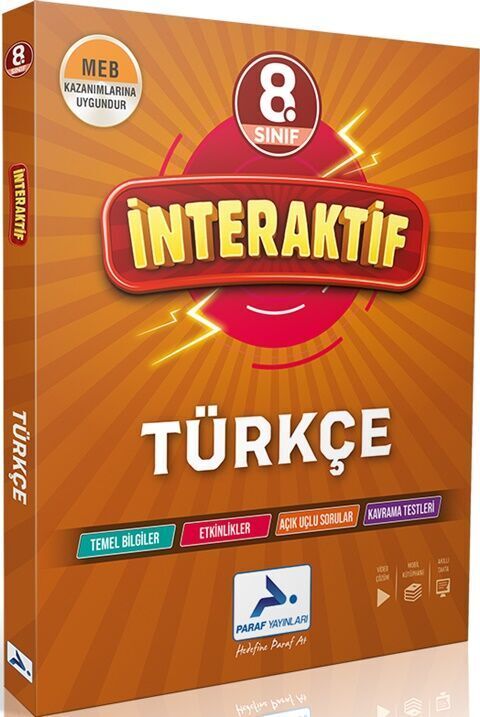 PARAF 8.SINIF İNTERAKTİF TÜRKÇE SORU BANKASI