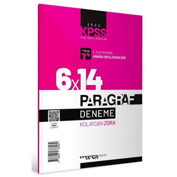 Marka Kpss Paragraf 6X14 Deneme
