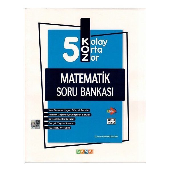 GAMA KOZ 5.SINIF TATLI SERT MATEMATİK SORU BANKASI