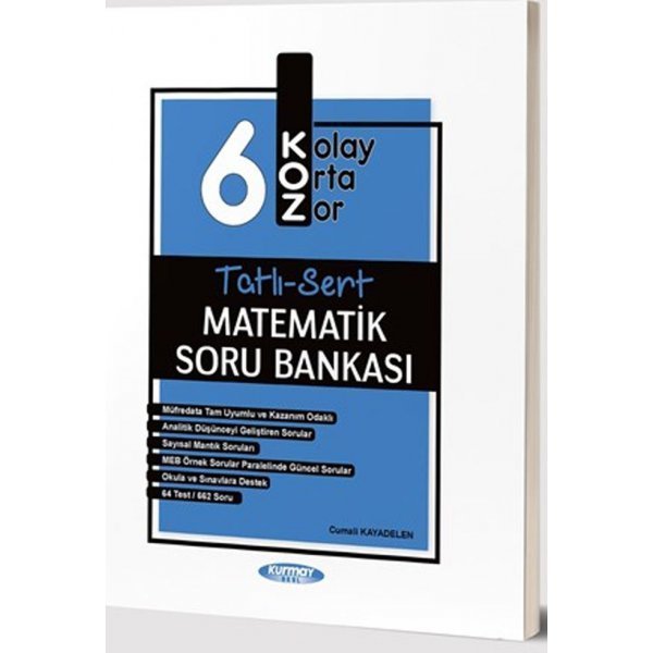 GAMA KOZ 6.SINIF TATLI SERT MATEMATİK SORU BANKASI