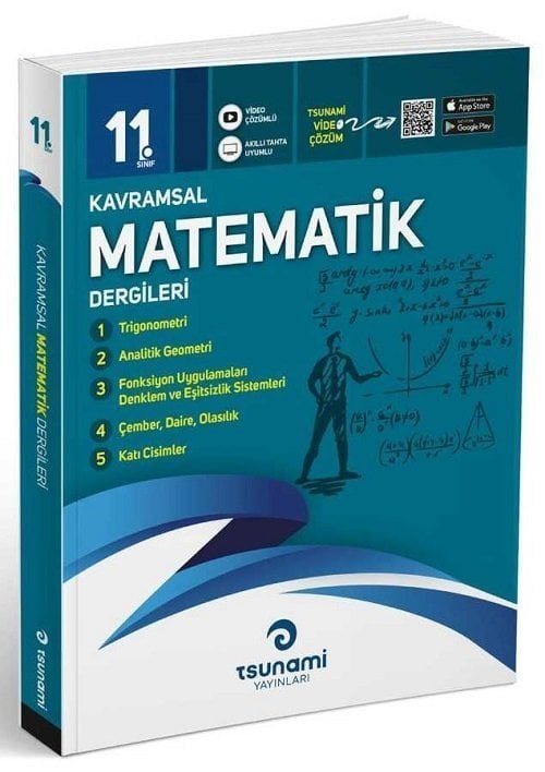 Tsunami Yayınları 11. Sınıf Kavramsal Matematik Dergileri (4 Dergi)