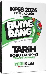 YEDİİKLİM KPSS GENEL KÜLTÜR BUMERANG TARİH BANKASI 2024