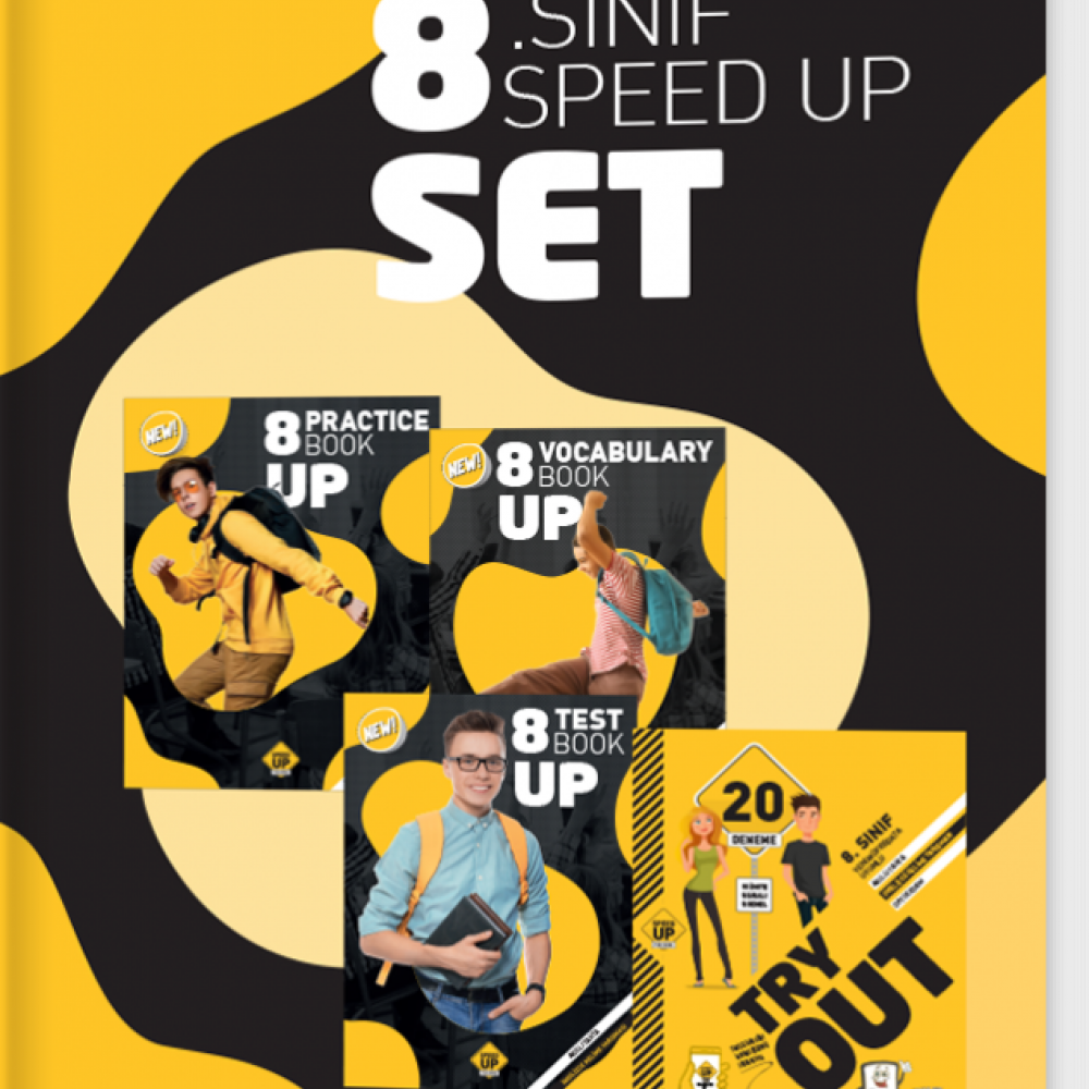 Speed Up Yayınları 8.SINIF VOCABULARY+PRACTICE+TEST+TRY OUT 4 LÜ SET