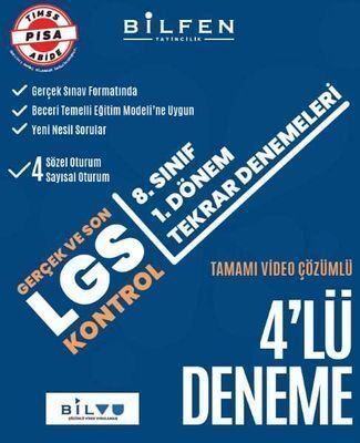 Bilfen Yayınları 8. Sınıf Lgs 1. Dönem 4 Deneme