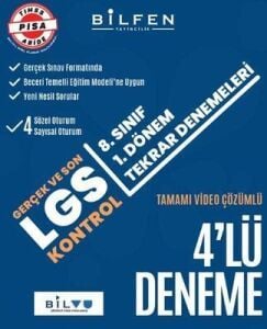Bilfen Yayınları 8. Sınıf Lgs 1. Dönem 4 Deneme