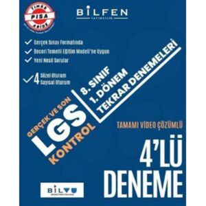 Bilfen Yayınları 8. Sınıf Lgs 1. Dönem 4 Deneme
