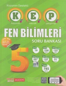 Kırmızı Beyaz Yayınları 5. Sınıf Fen Bilimleri KEP Soru Bankası