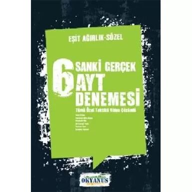 Okyanus Sanki Gerçek 6 Ayt Eşit Ağırlık - Sözel Deneme