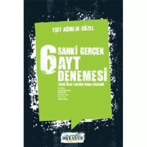 Okyanus Sanki Gerçek 6 Ayt Eşit Ağırlık - Sözel Deneme