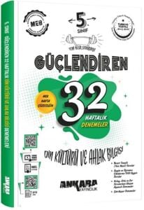 ANKARA 5.SINIF DİN KÜLTÜRÜ VE AHLAK BİLGİSİ 32 HAFTALIK KAZANIM DENEMELERİ