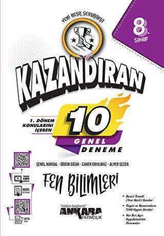 Ankara 8.Sınıf Kazandıran Fen Bilimleri 1.Dönem 10 Gnl. Deneme