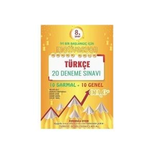 Omage 8.Sınıf Omage Gold Motivasyon Türkçe 20 Deneme Sınavı