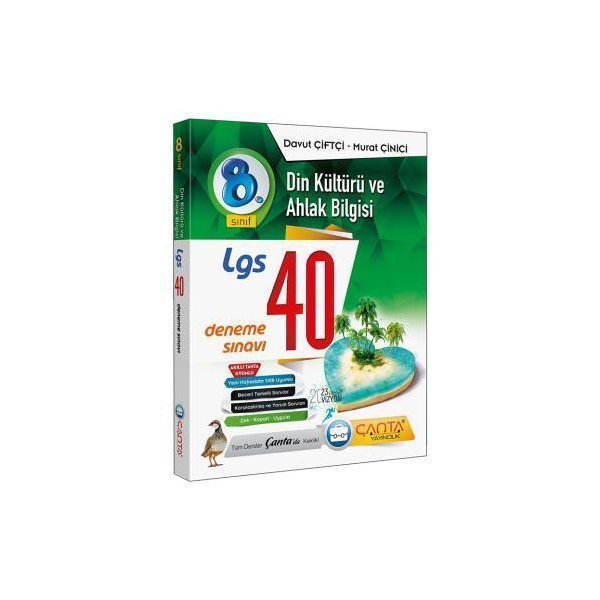 ÇANTA 8.SINIF DENEME 40 LGS DİN KÜLTÜRÜ VE AHLAK BİLGİSİ