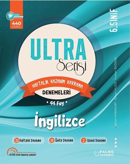 PALME 6.SINIF İNGİLİZCE ULTRA HAFTALIK KAZANIM KAVRAM DENEMELERİ