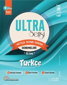 PALME 6.SINIF TÜRKÇE ULTRA HAFTALIK KAZANIM KAVRAM DENEMELERİ