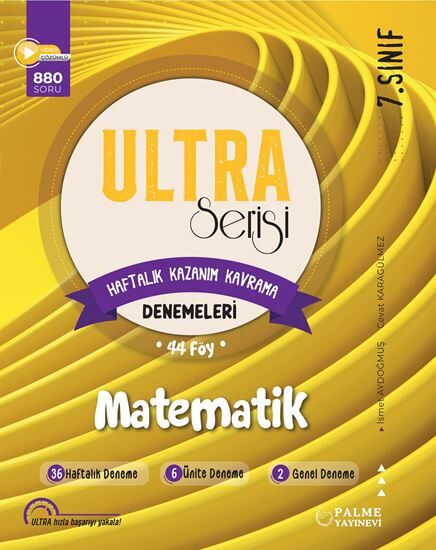 PALME 7.SINIF MATEMATİK ULTRA HAFTALIK KAZANIM KAVRAM DENEMELERİ