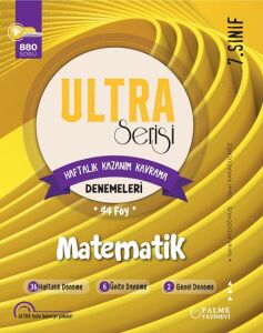 PALME 7.SINIF MATEMATİK ULTRA HAFTALIK KAZANIM KAVRAM DENEMELERİ