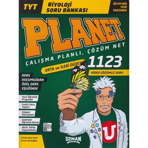 Uzman Yayınları TYT BİYOLOJİ Soru Bankası - Orta ve İleri Düzey