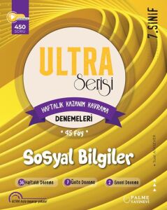 PALME 7.SINIF SOSYAL BİLGİLER ULTRA HAFTALIK KAZANIM KAVRAM DENEMELERİ