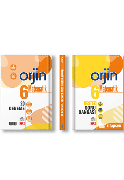 GAMA 6.SINIF ORJİN MATEMATİK DESTEK SORU BANKASI + 20 DENEME (2 KİTAP)