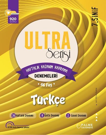 PALME 7.SINIF TÜRKÇE ULTRA HAFTALIK KAZANIM KAVRAM DENEMELERİ
