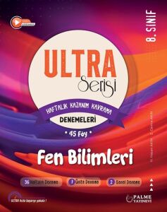 PALME 8.SINIF ULTRA SERİSİ FEN BİLİMLERİ DENEMELERİ 45 FÖY