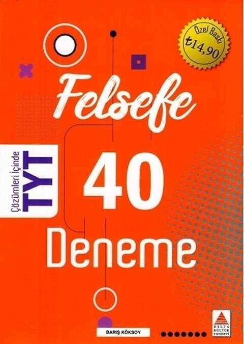 Delta Kültür Yayınevi TYT Felsefe 40 Deneme
